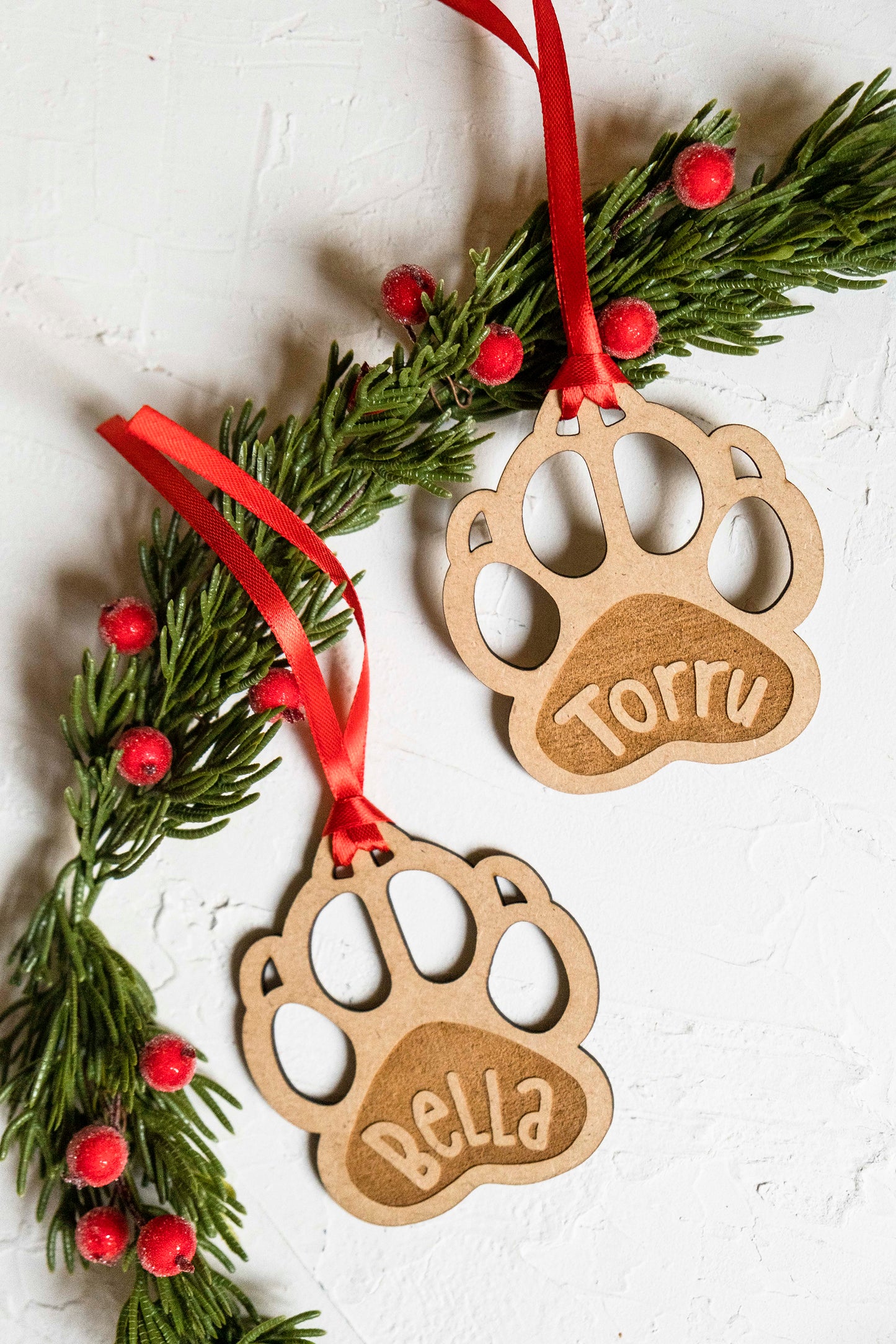 Bola Navidad Huella Mascota