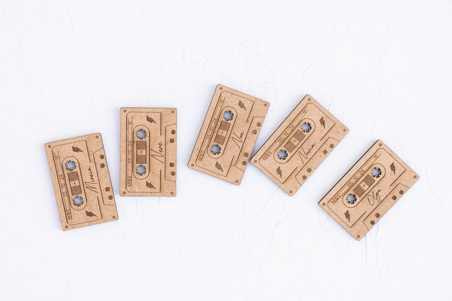 Cintas de Cassette - Marca sitios con imán