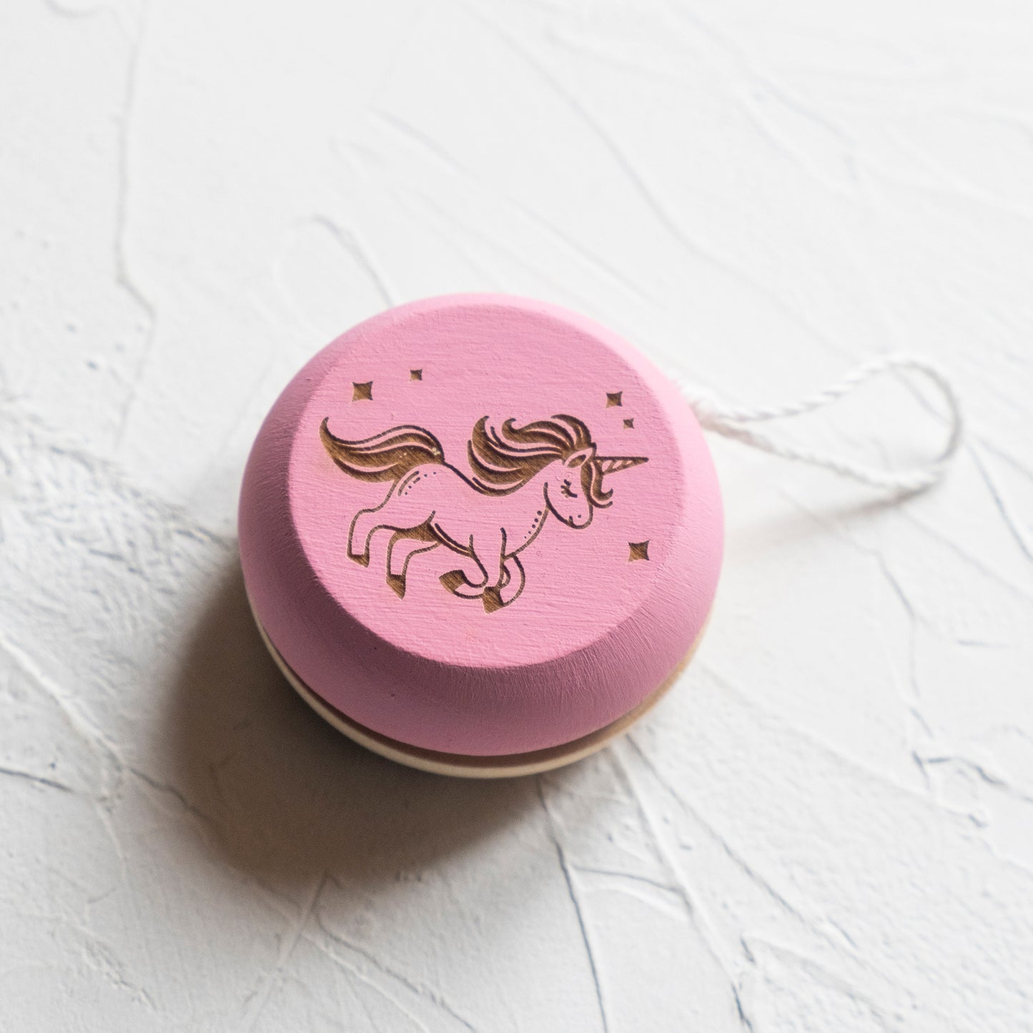 Personalized wooden yo-yo