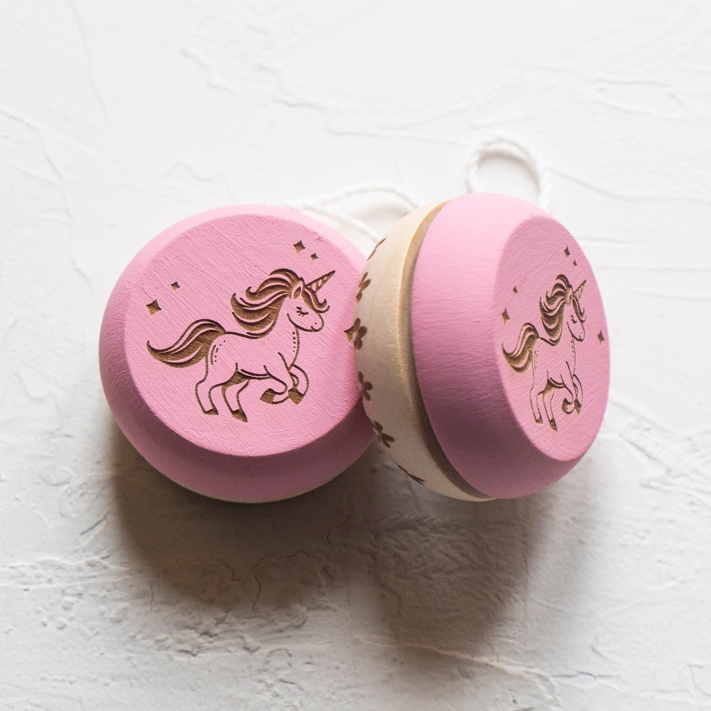Personalized wooden yo-yo