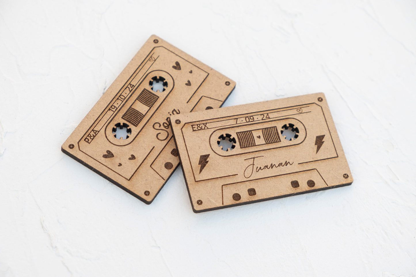 Cintas de Cassette - Marca sitios con imán