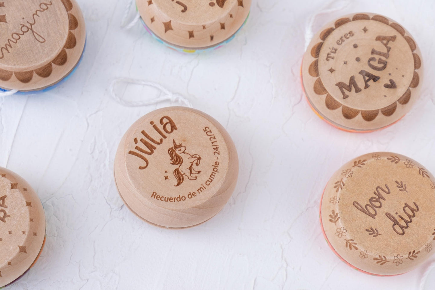 Yoyó de madera personalizado