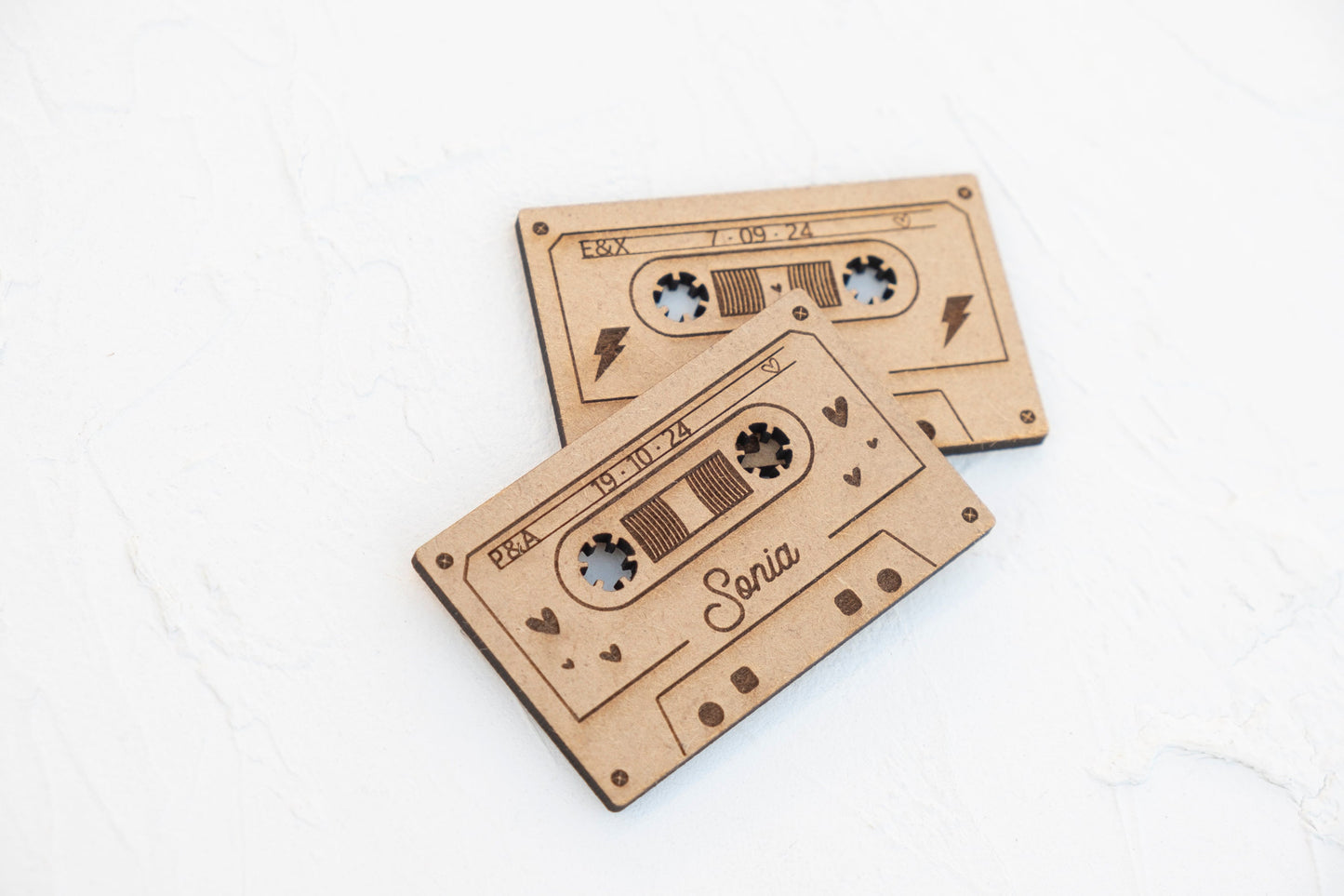 Cintas de Cassette - Marca sitios con imán