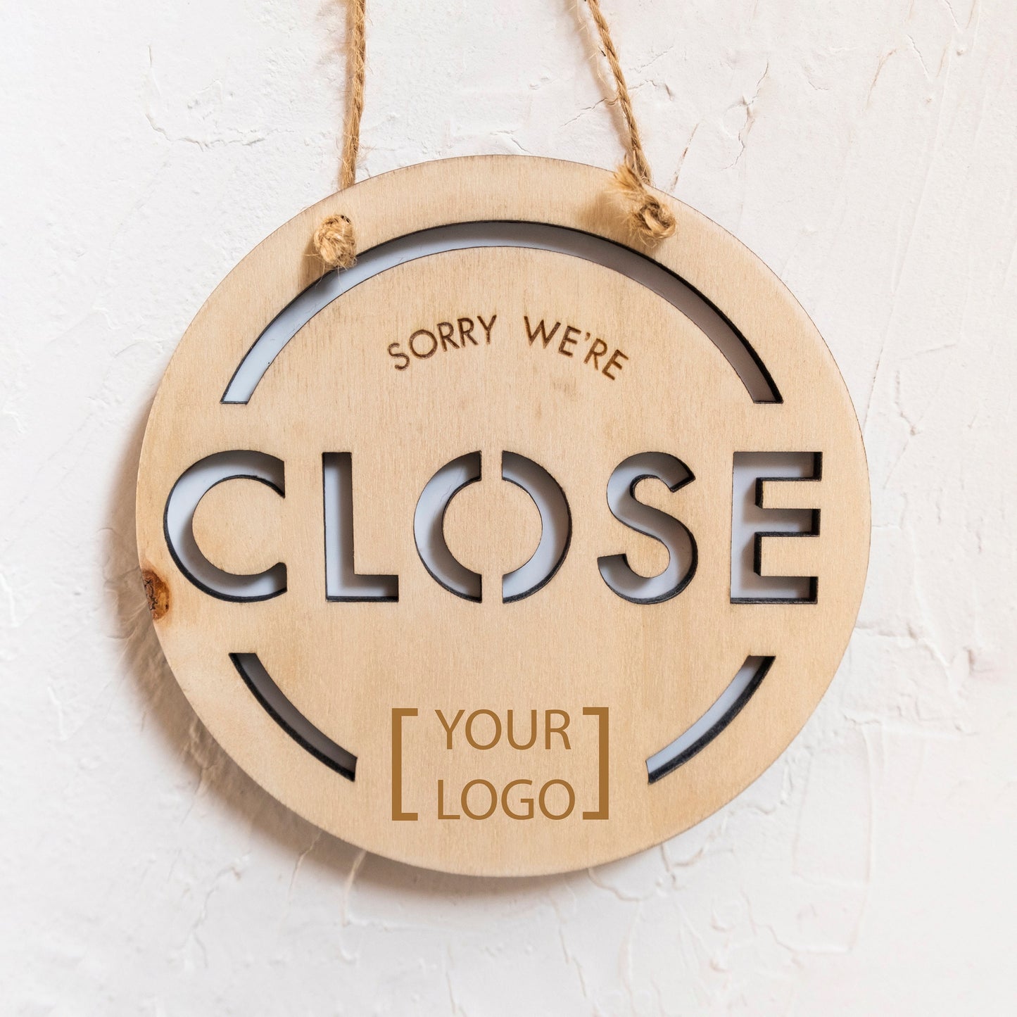 Letrero Premium Open/Close