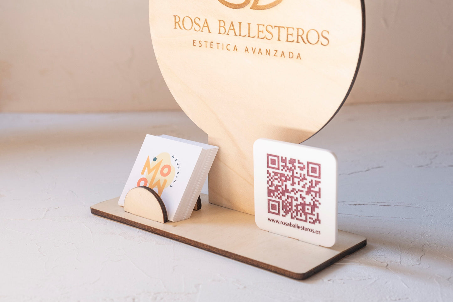 Cartel Circular +QR