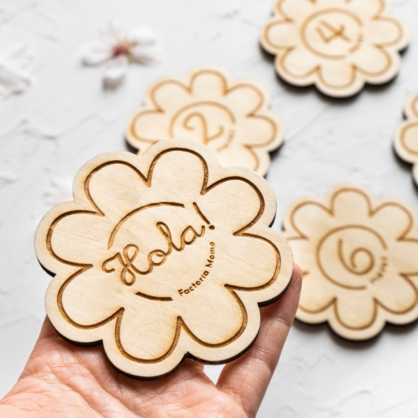 Cumple Meses Flor - reversible