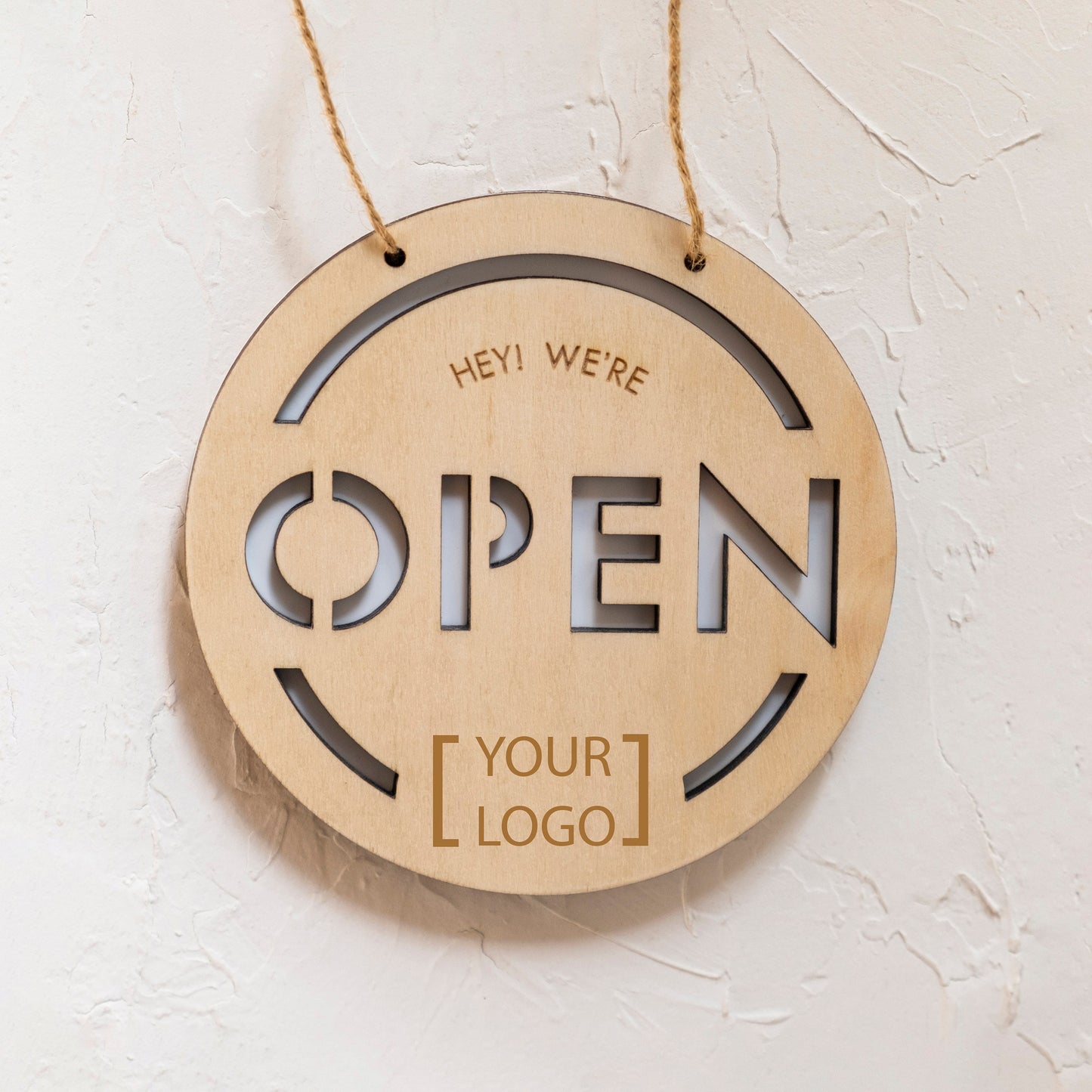 Letrero Premium Open/Close