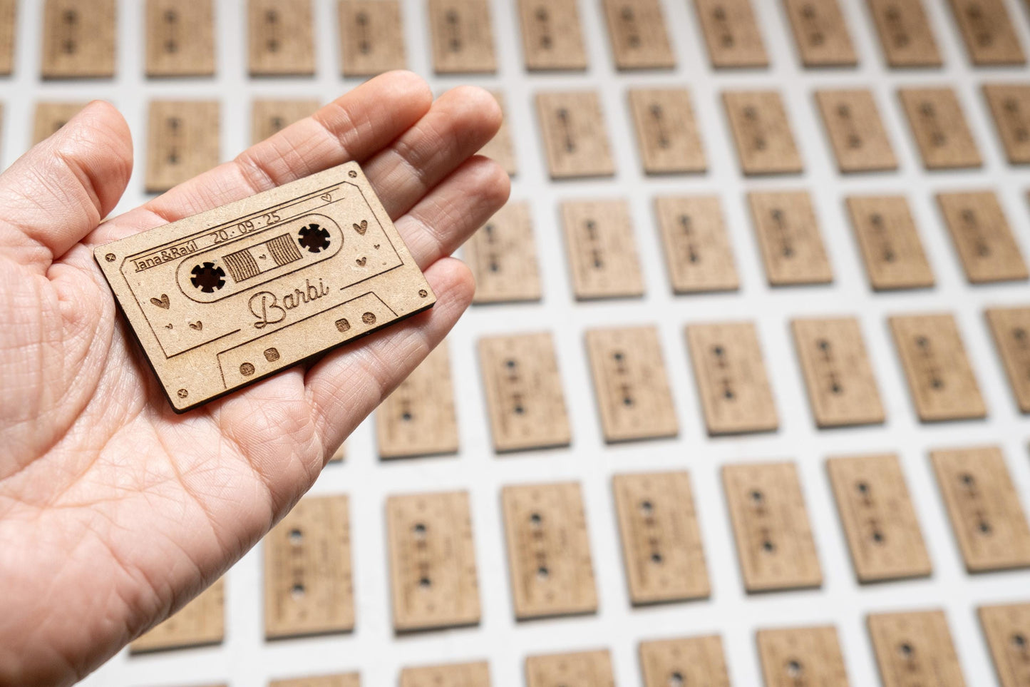 Cintas de Cassette - Marca sitios con imán