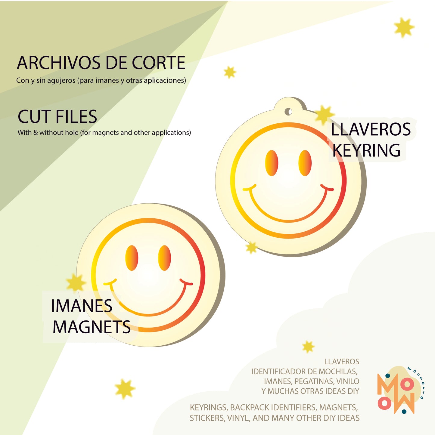 Cara sonriente Retro