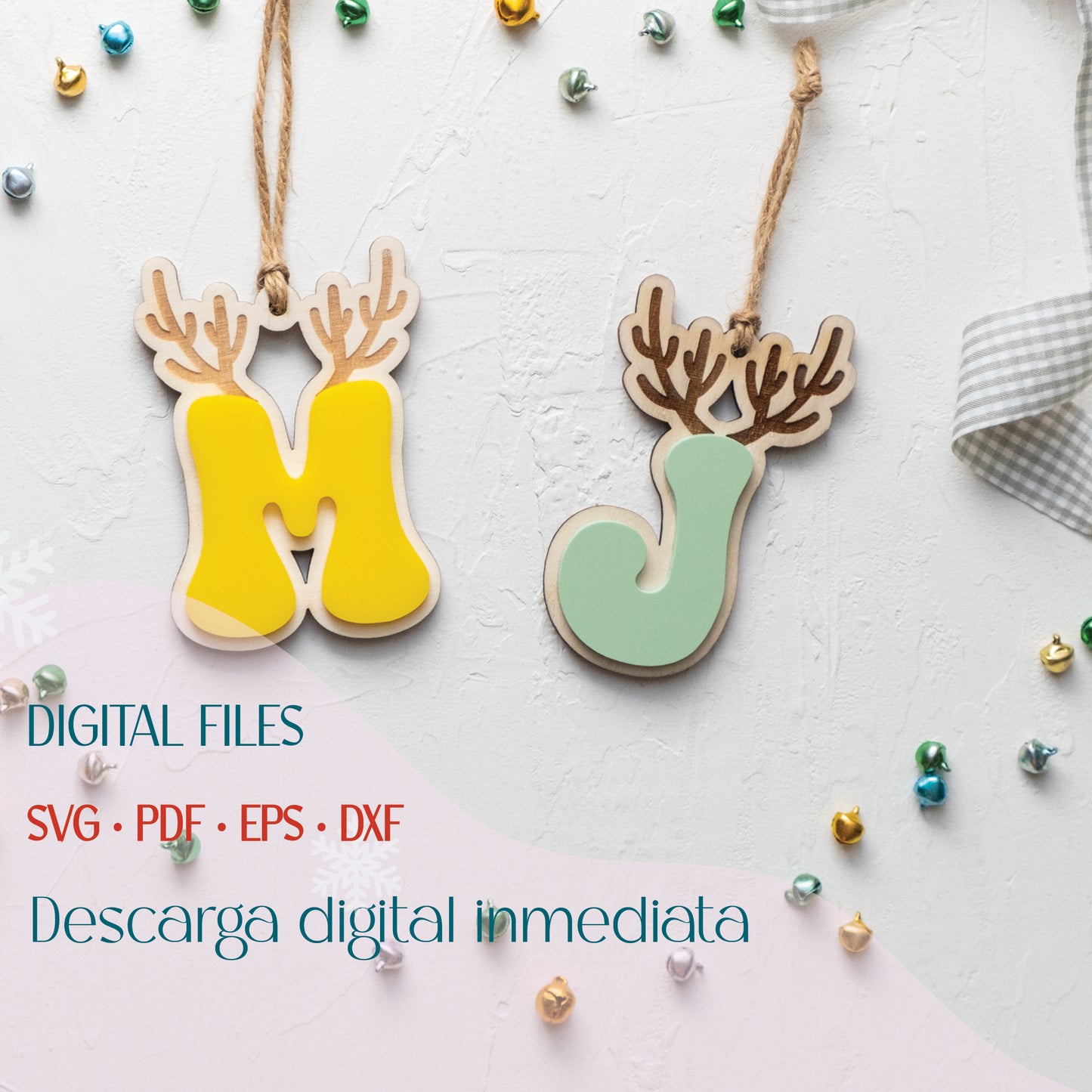 Letras Reno navideño