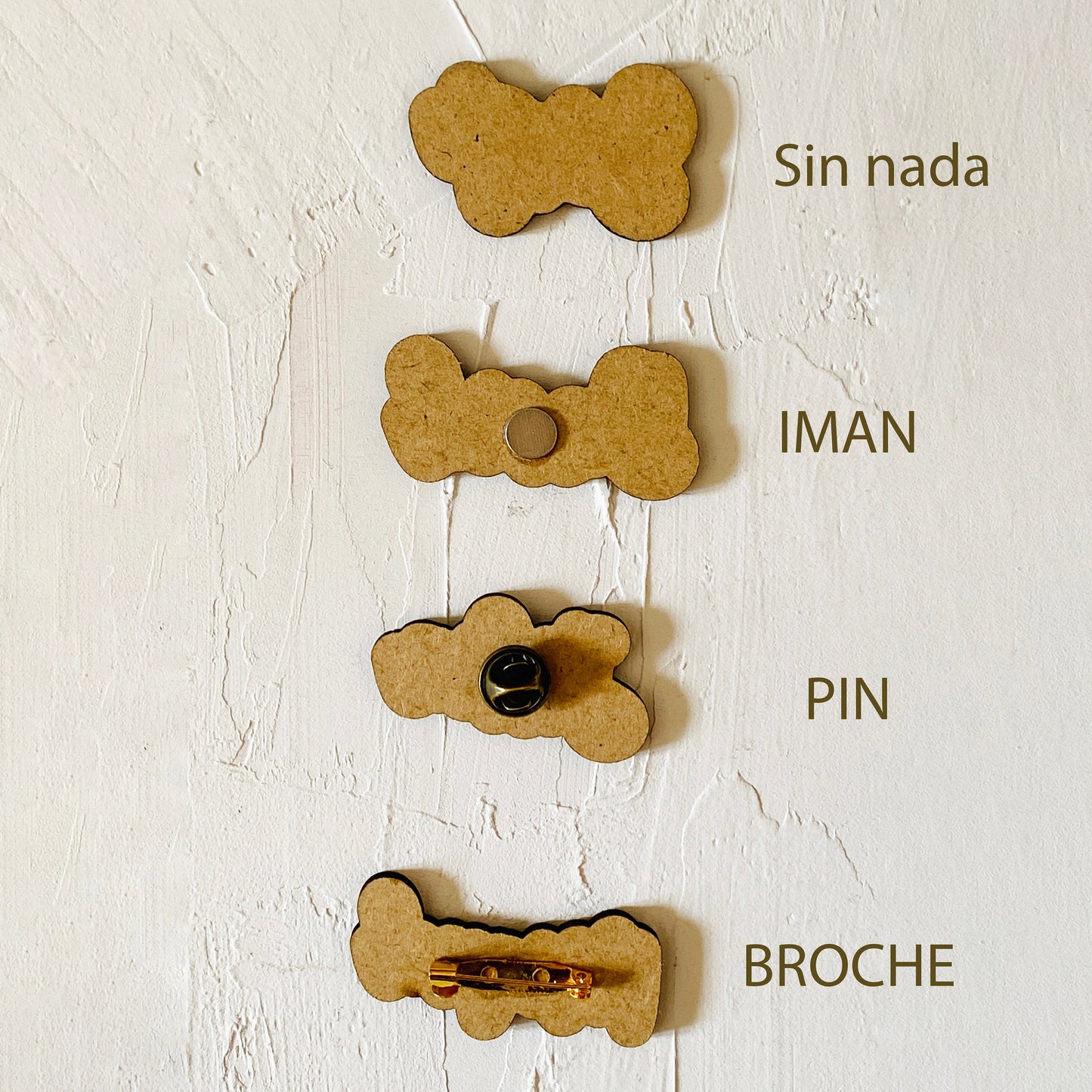 Avión de papel con imán