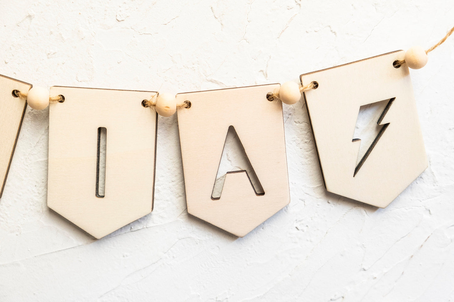 Guirnalda banderines de letras