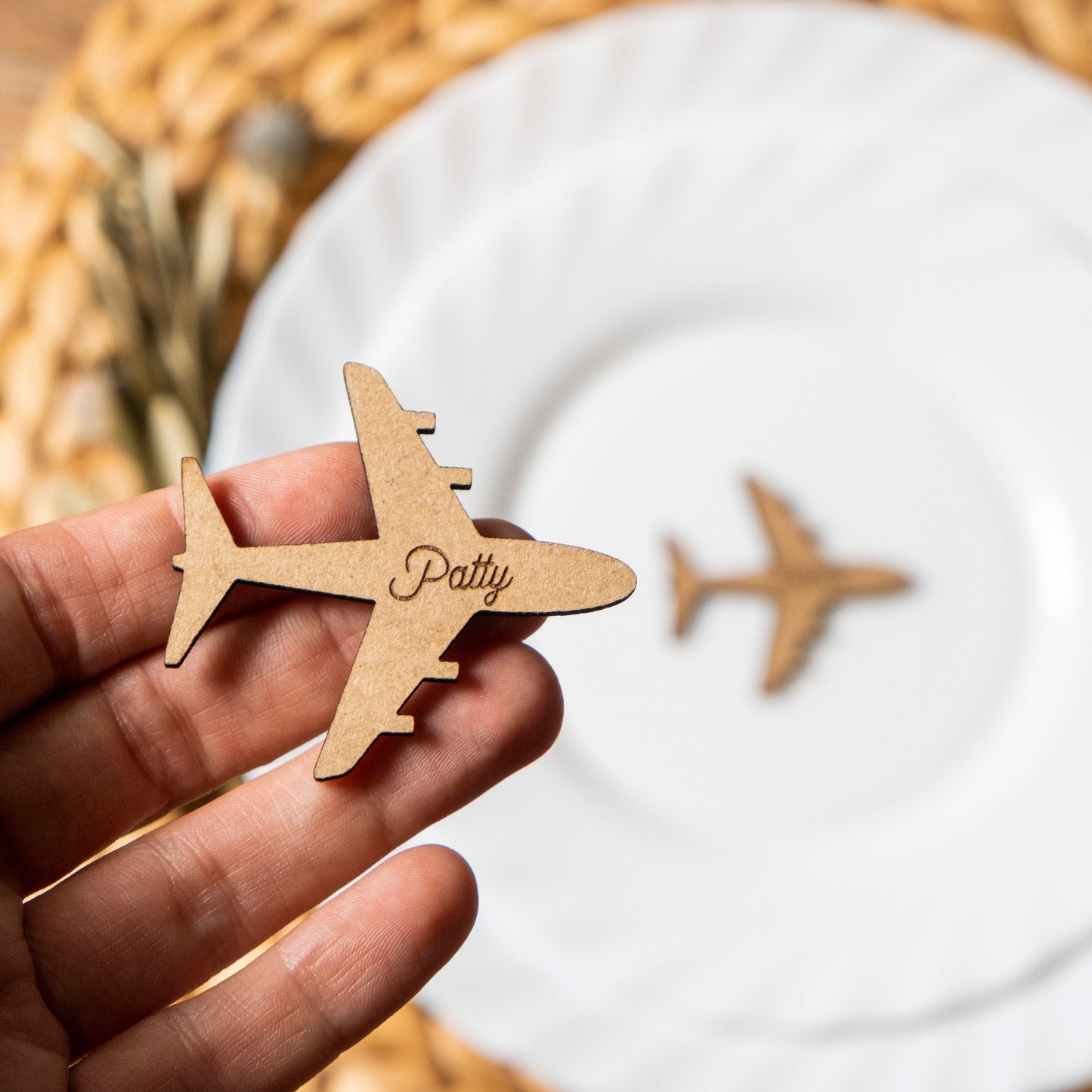 Avión con imán