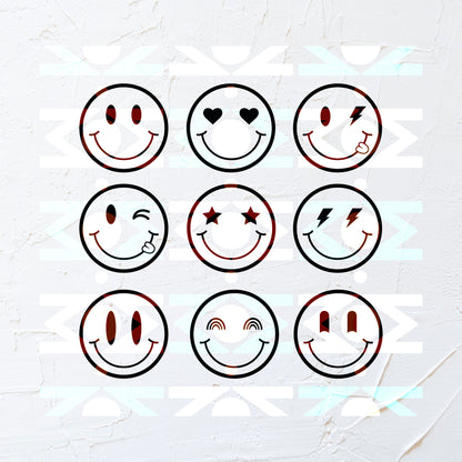 Cara sonriente Retro