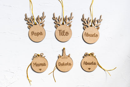 Bola Navidad Reno Peque