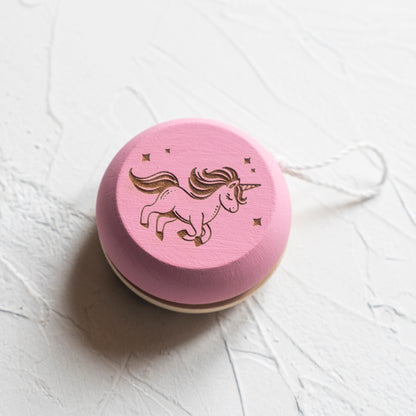 Personalized wooden yo-yo