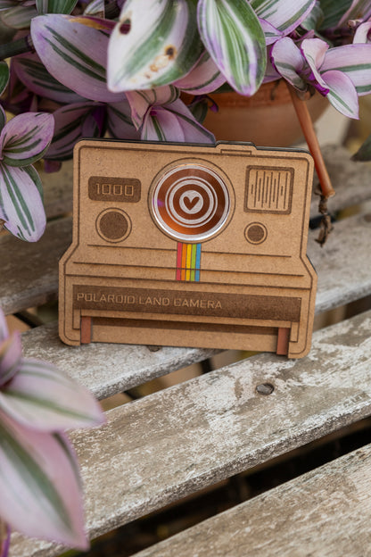 Noticia de embarazo - Mensaje sorpresa en cámara Polaroid