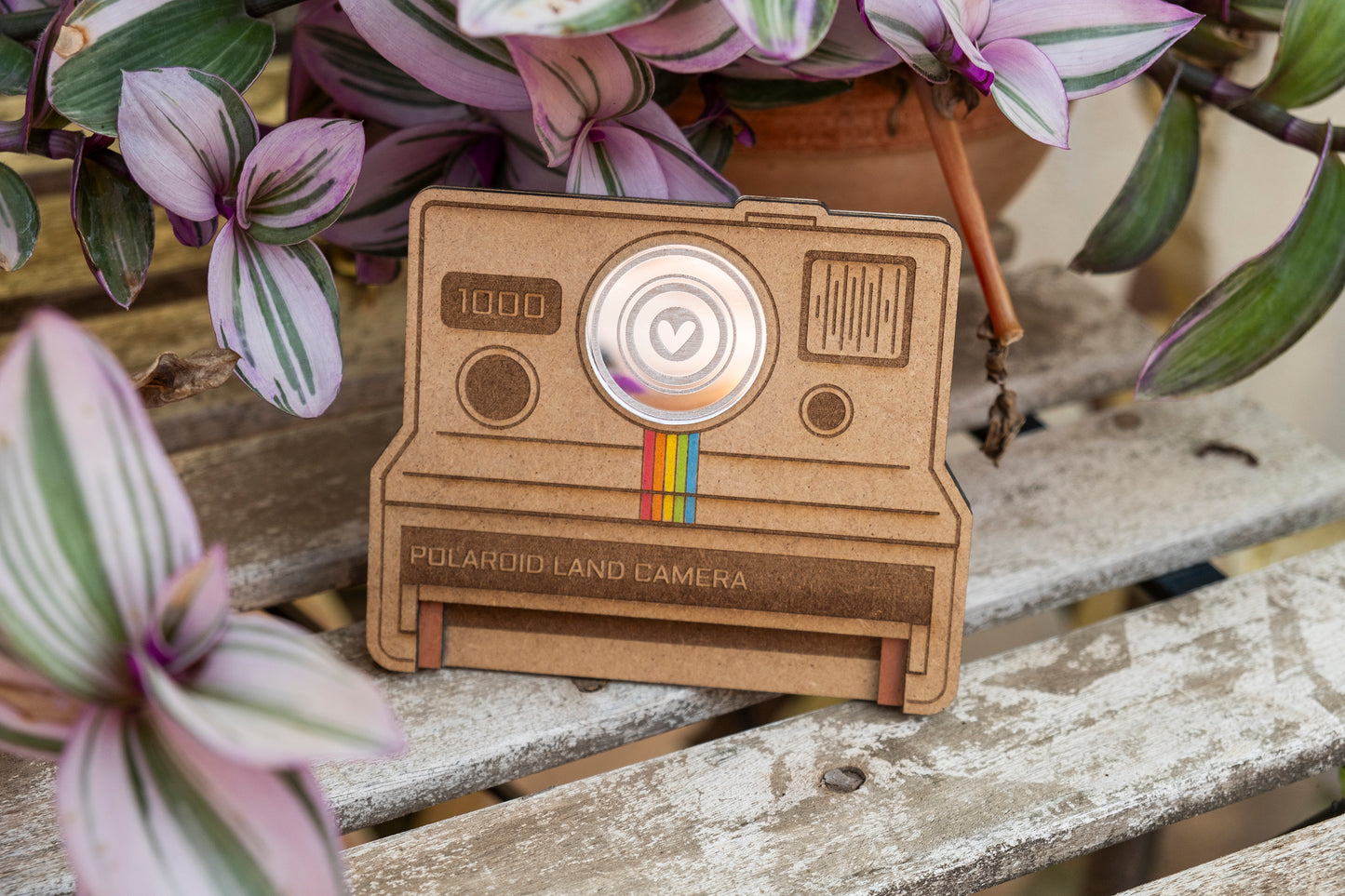 Noticia de embarazo - Mensaje sorpresa en cámara Polaroid