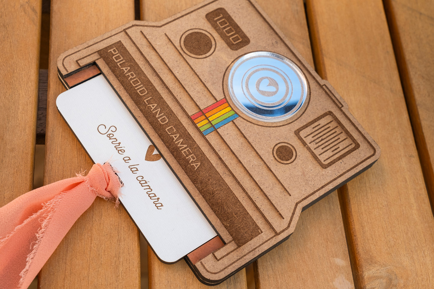 Noticia de embarazo - Mensaje sorpresa en cámara Polaroid