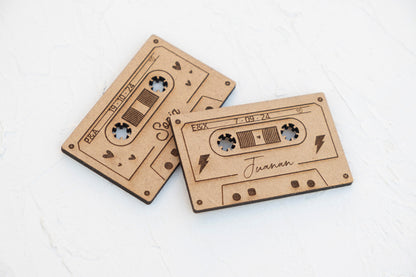 Cintas de Cassette - Marca sitios con imán