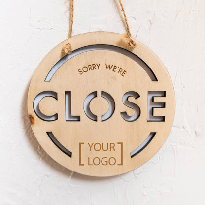 Letrero Premium Open/Close