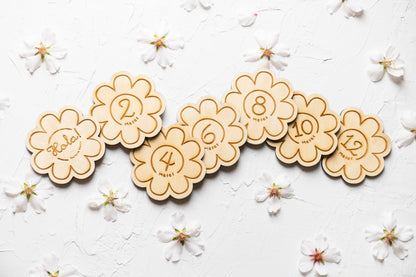 Cumple Meses Flor - reversible